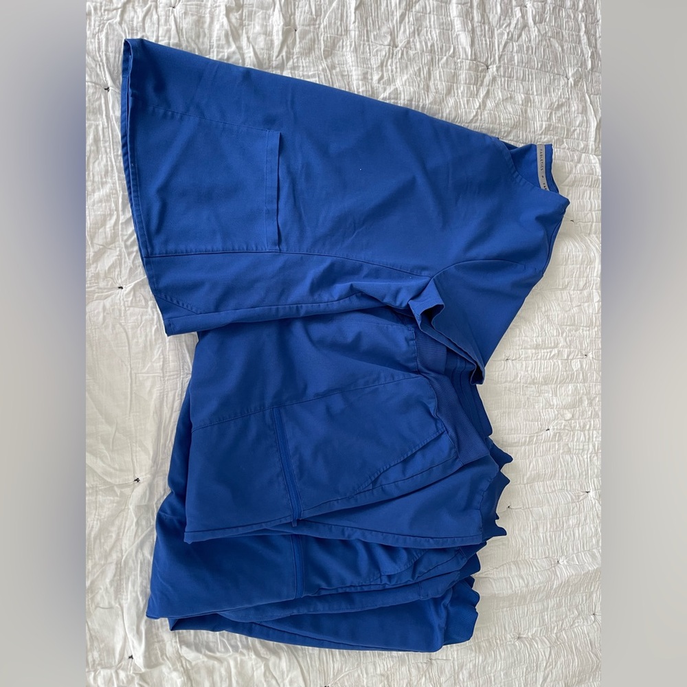 Fabletics Royal Blue Scrub Set